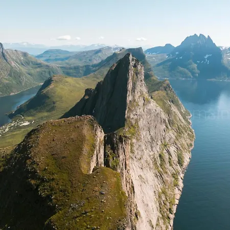 Spacious Waterfront Gem - Panoramic View - Terrace Fjordgard