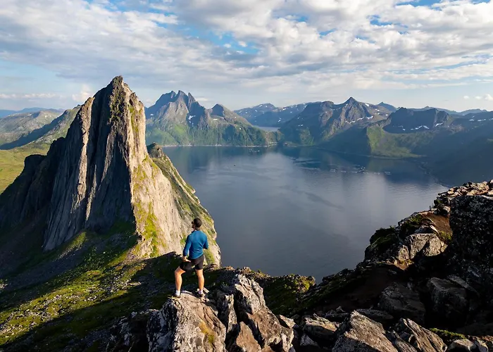 Spacious Waterfront Gem - Panoramic View - Terrace Fjordgard